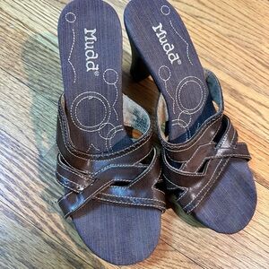 Y2K - 1990s Vintage Mudd Womens Heel Sandal